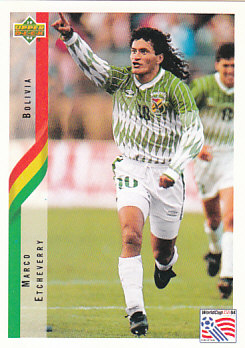 Marco Etcheverry Bolivia Upper Deck World Cup 1994 Eng/Spa #214
